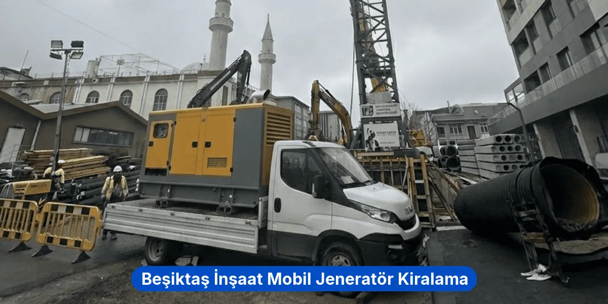 Beşiktaş İnşaat Mobil Jeneratör Kiralama